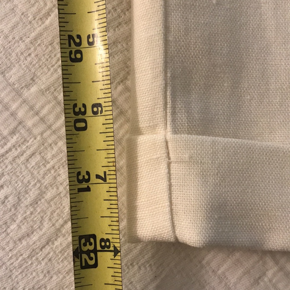 New Dockers Premium Presidio Linen Blend Off White Trouser Pants 33 x 32 - Picture 13 of 14